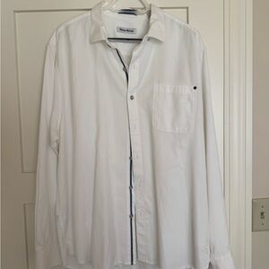 Tommy Bahama White Casual Button-Down Shirt
